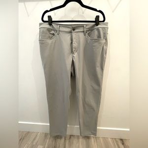 Men’s Lululemon ABC Classic-Fit Pants - Size 38”-33”. Color - Silver Drop